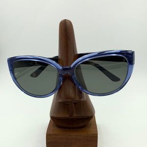 Gisselle Blue Oval Cat-Eye Sunglasses Frames